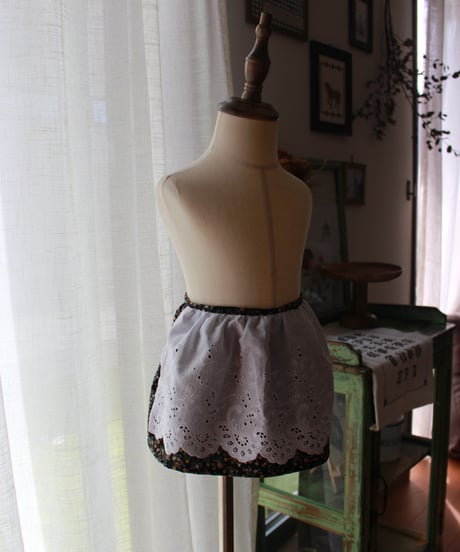 antique apron  Vintage fabric［即納］