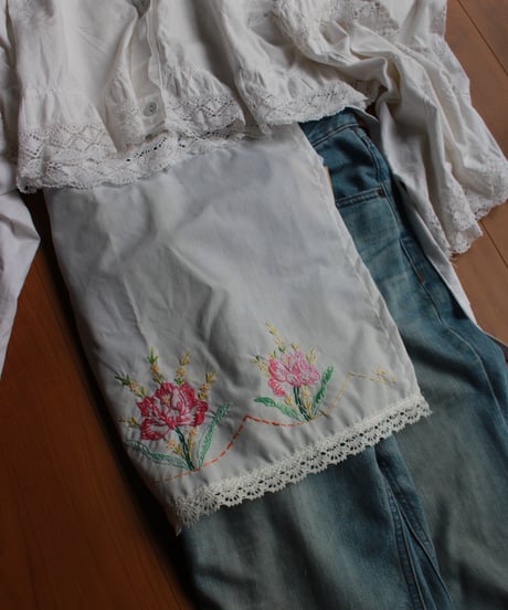 ladies apron skirt （A）［即納］