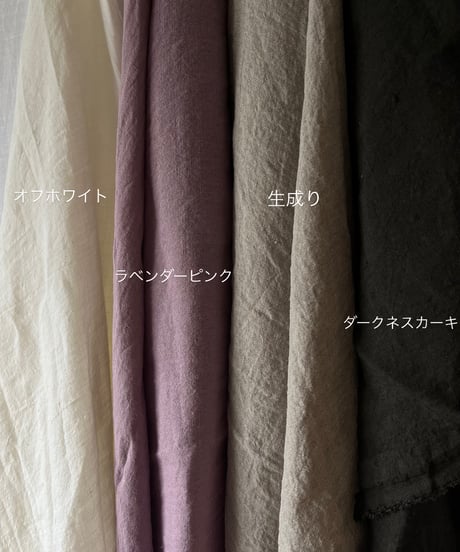【予約】Voluminous linen costume
