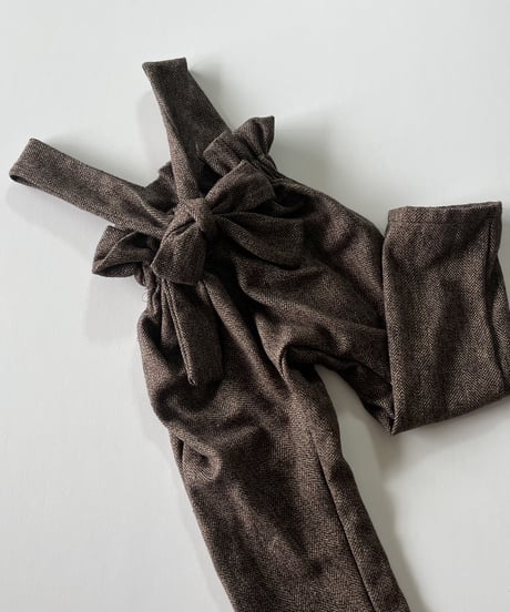 back ribbon salopette
