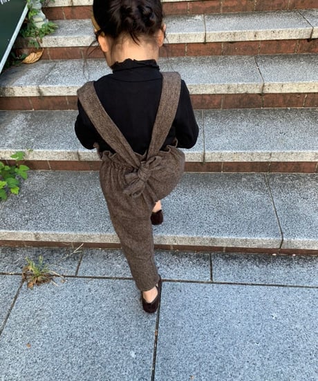 back ribbon salopette