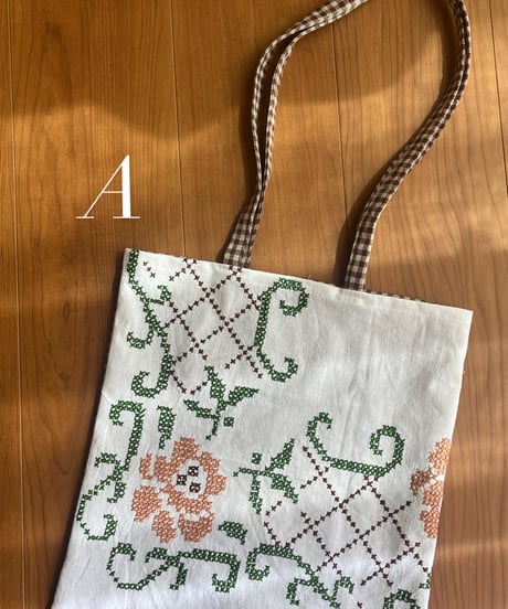 【26ss】antiquecross tote bag［即納］