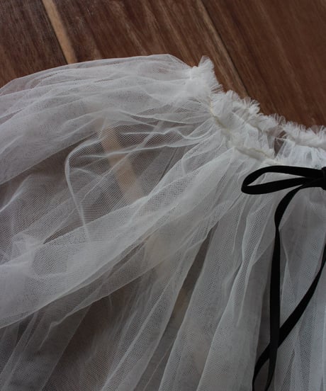 tulle tops〝off white〟