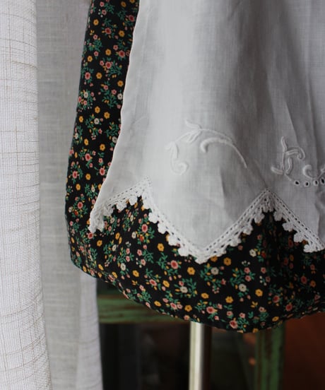 antique apron  Vintage fabric［即納］