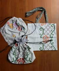 【26ss】drawing pouch . tote bag［即納］