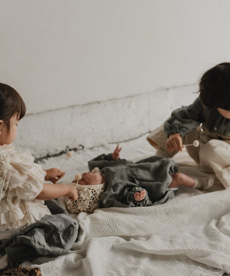 【予約】linen costume rompers