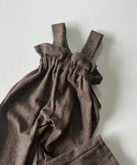 back ribbon salopette