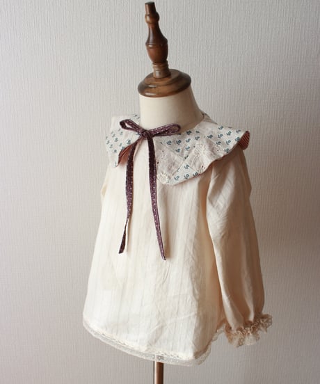 【ｱｯﾌﾟｻｲｸﾙitem】patchwork round collar
