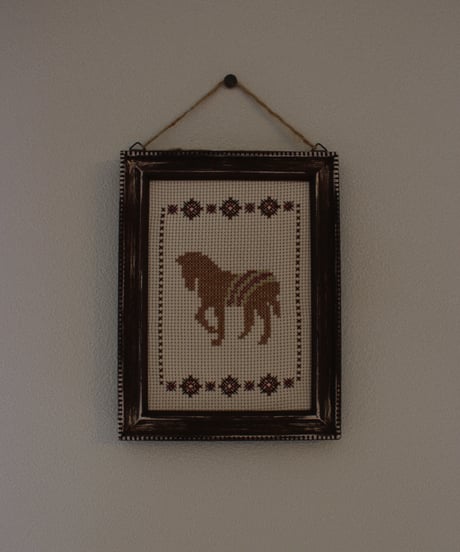 【26ss】horse embroidery frame