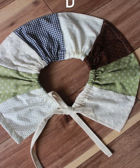 patchwork kushukushu bib  ［全4点］