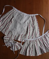 antique apron  Vintage fabric［即納］