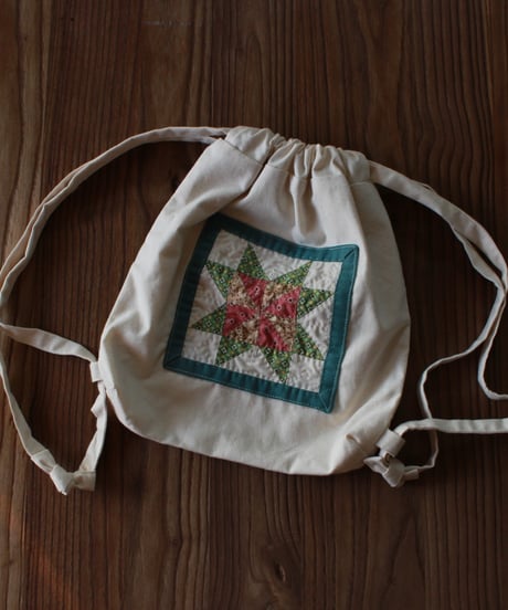 【24aw】patchwork knapsack