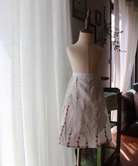 antique apron  Vintage fabric［即納］
