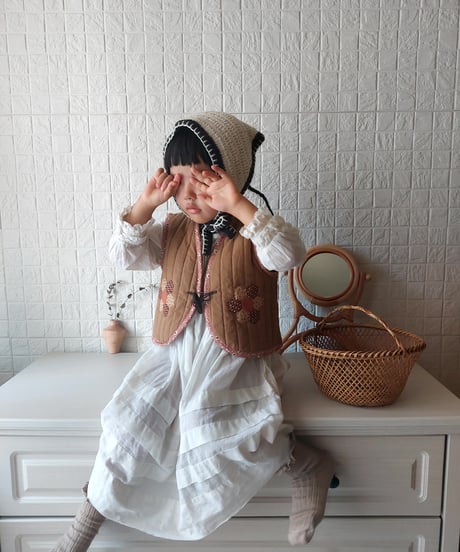patchwork vest［100size］