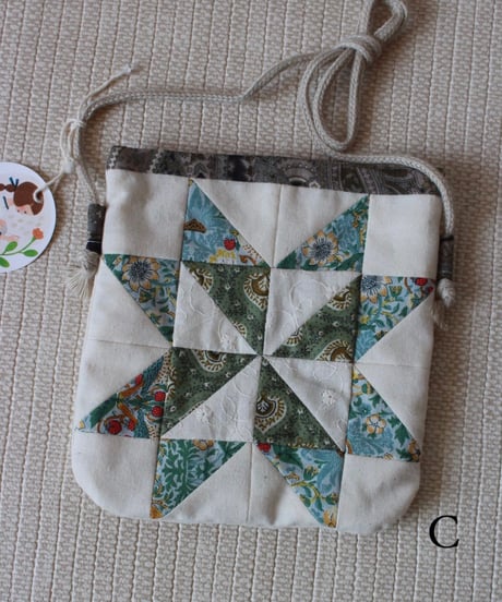 patchwork pochette  3種類