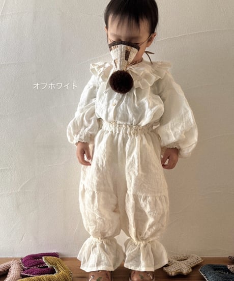 【予約】Voluminous linen costume