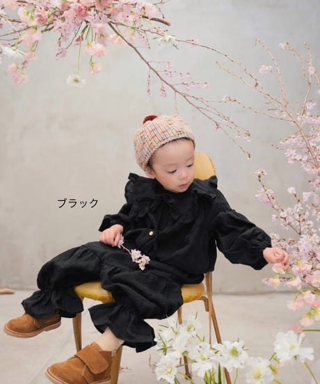 【予約】Voluminous linen costume