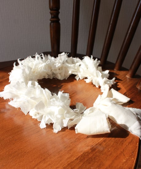 linen ribbon crown［予約］