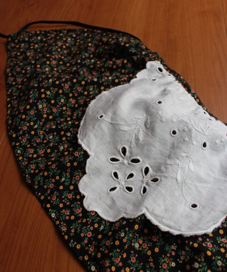 antique apron  Vintage fabric［即納］