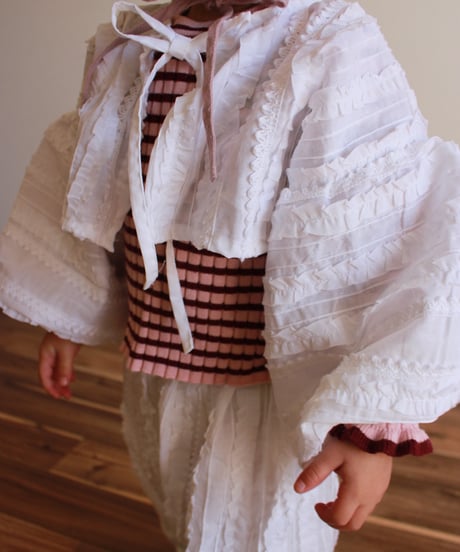 【26ss】Blanc Doux Frill Blouse & Pants