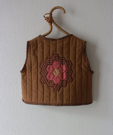 【25aw】patchwork vest  outlet
