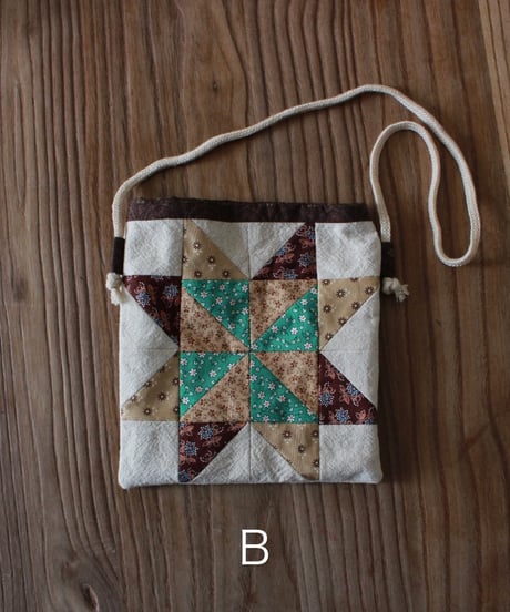 【24aw】patchwork pochette  5種類