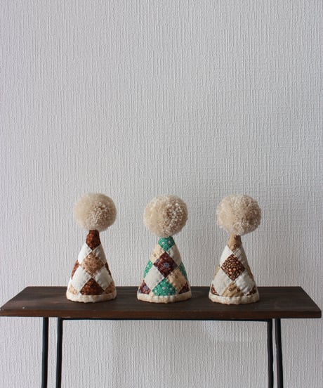 【24aw】patchwork partyhat