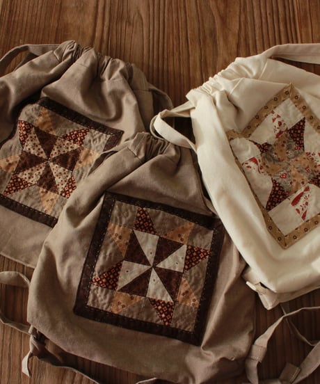 【24aw】patchwork knapsack 3種類