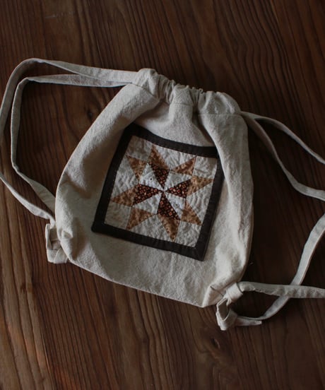 【24aw】patchwork knapsack