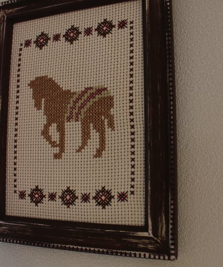 【26ss】horse embroidery frame
