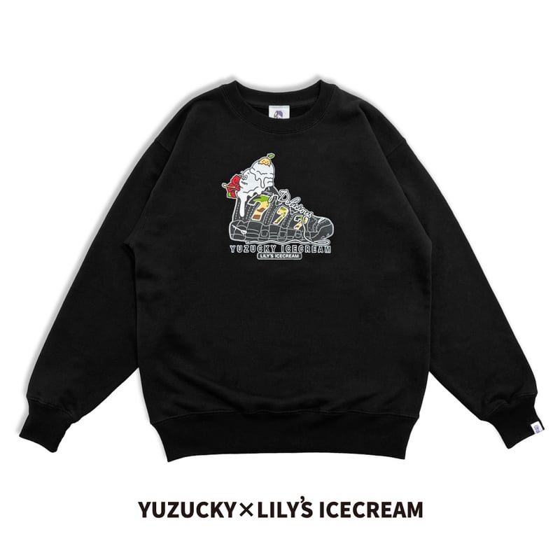 lily's IceCreamセットアップ上 YUZUCKY×LILY'S ICECREAM Sweatshirt | LILY'S ICE