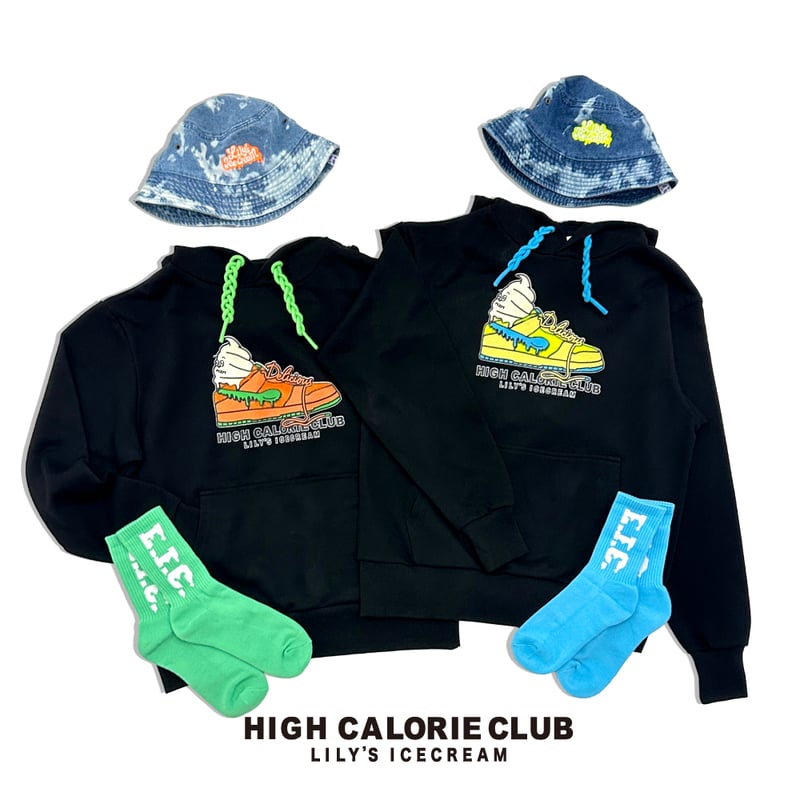 FLUFFY SHOES HOODIE【Orange】 | LILY'S ICECREAM®︎