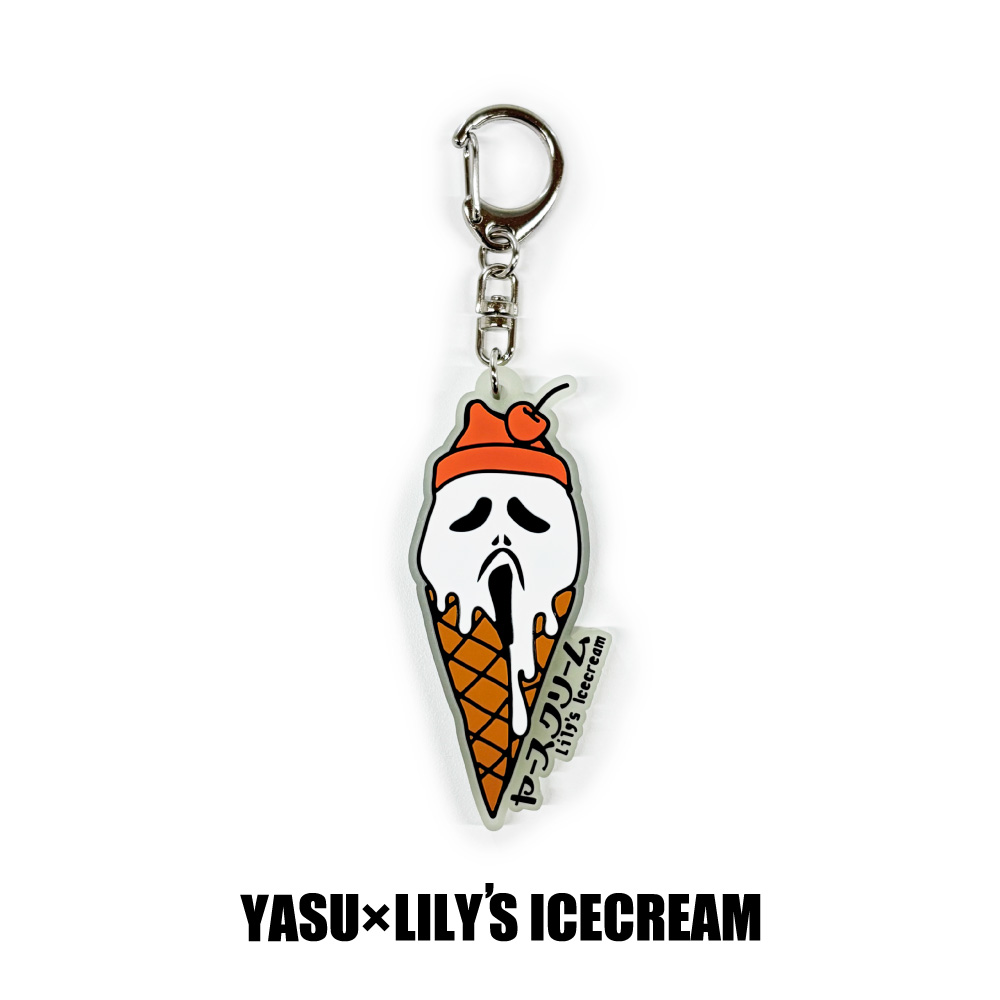 👻YASU × LILY'S ICECREAM®︎🍦ラバーキーチェーン | LILY'S IC