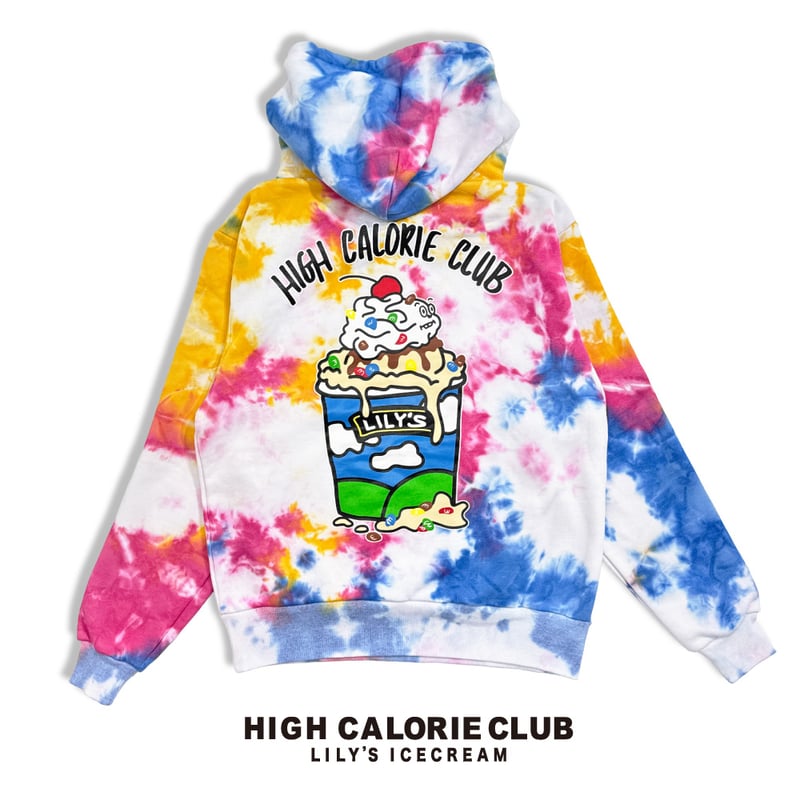 BIG ICE【BLUE】HOODIE/Rainbow | LILY'S ICECREAM®︎