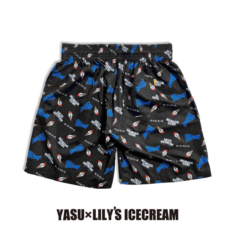 YASU × LILY'S ICECREAM®︎【Aloha shorts】 | Lily's