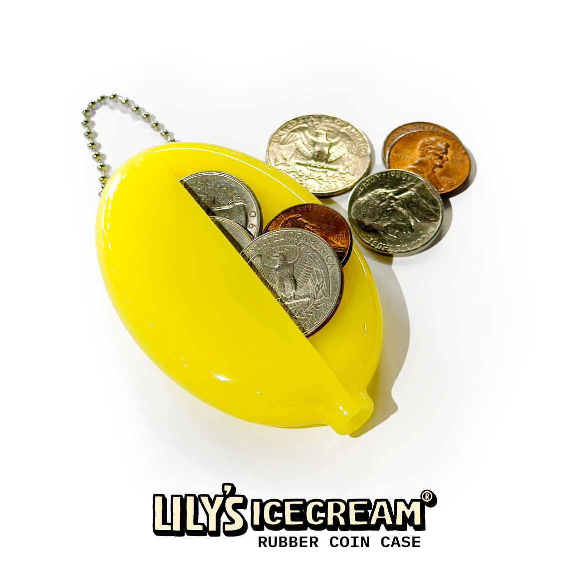 RUBBER COIN CASE | Lily's icecream®︎