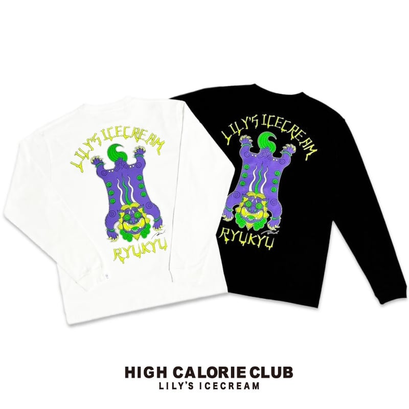 へちゃへちゃ TIBETAN SHISA L/S【purple】 | Lily's icecream®︎