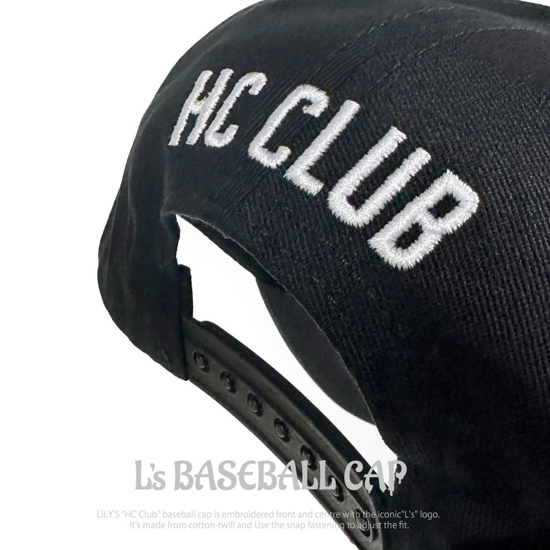 L's BASEBALL CAP【BLACK】 | Lily's icecream®︎