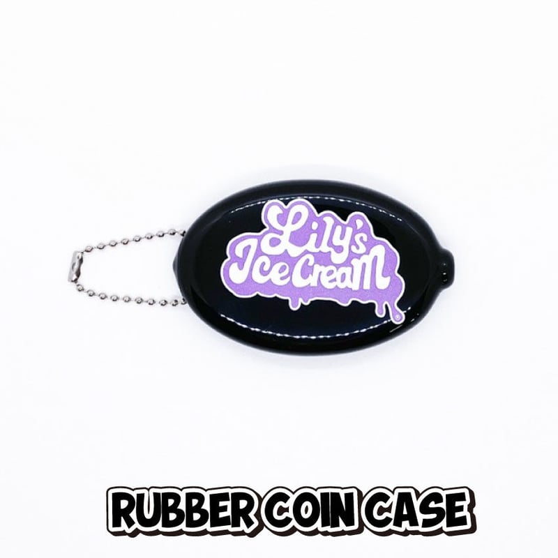 RUBBER COIN CASE 【LOGO】 | Lily's icecream®︎