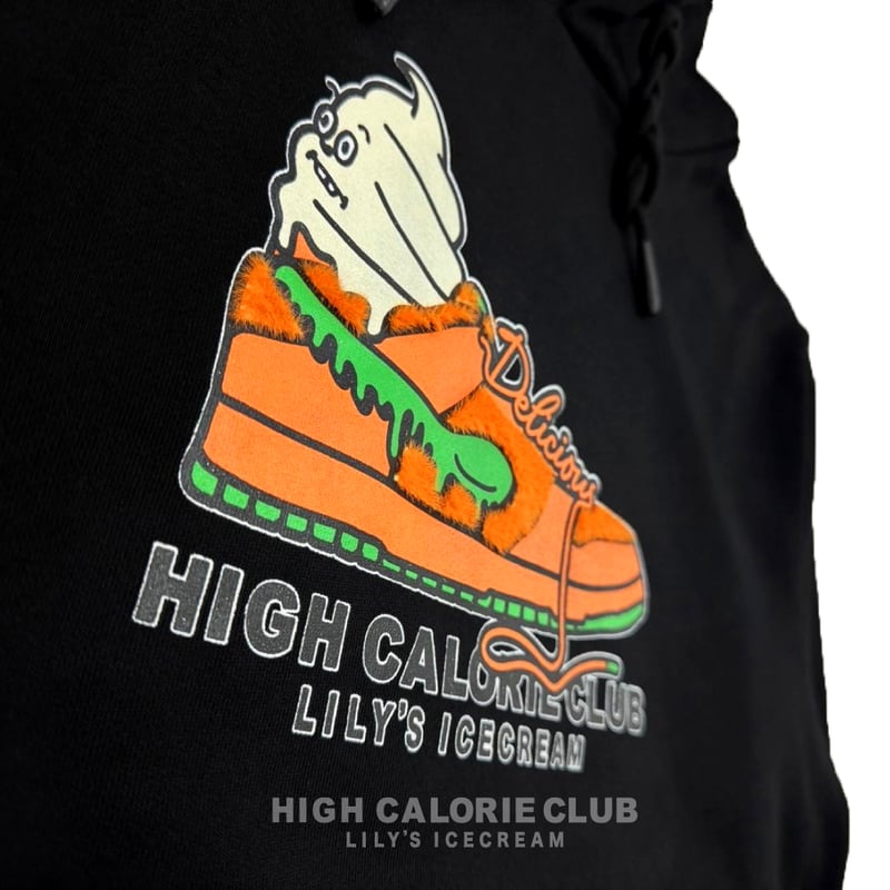 FLUFFY SHOES HOODIE【Orange】 | LILY'S ICECREAM®︎