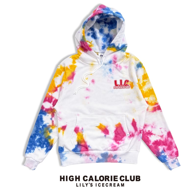 BIG ICE【BLUE】HOODIE/Rainbow | LILY'S ICECREAM®︎