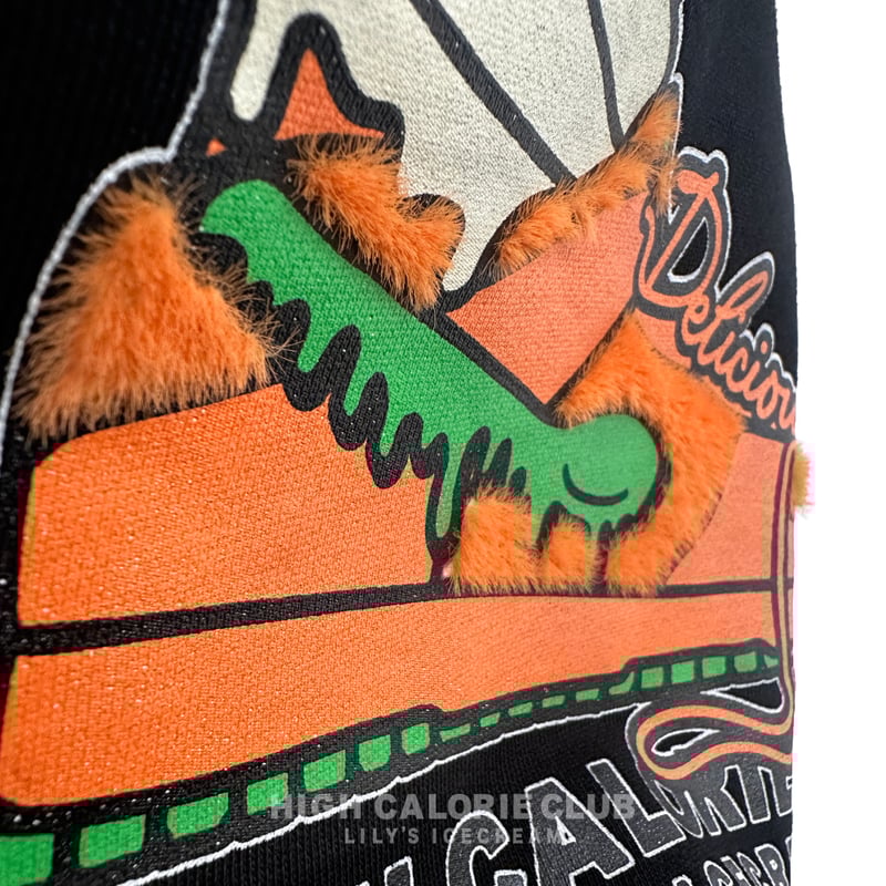 FLUFFY SHOES HOODIE【Orange】 | LILY'S ICECREAM®︎