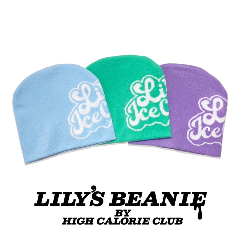 BIG LOGO BEANIE | Lily's icecream®︎
