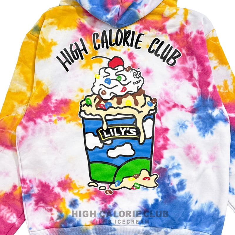 BIG ICE【BLUE】HOODIE/Rainbow | LILY'S ICECREAM®︎