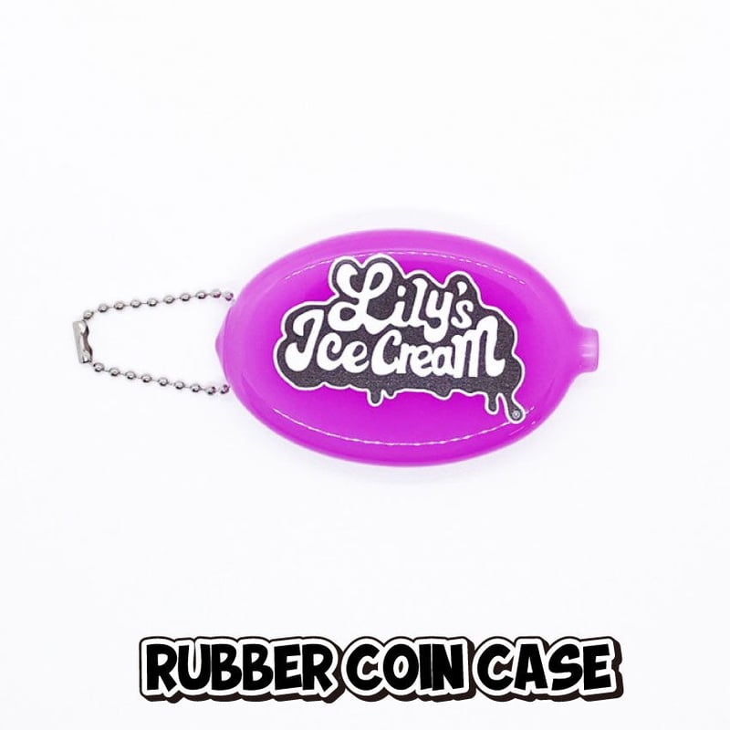 RUBBER COIN CASE 【LOGO】 | Lily's icecream®︎