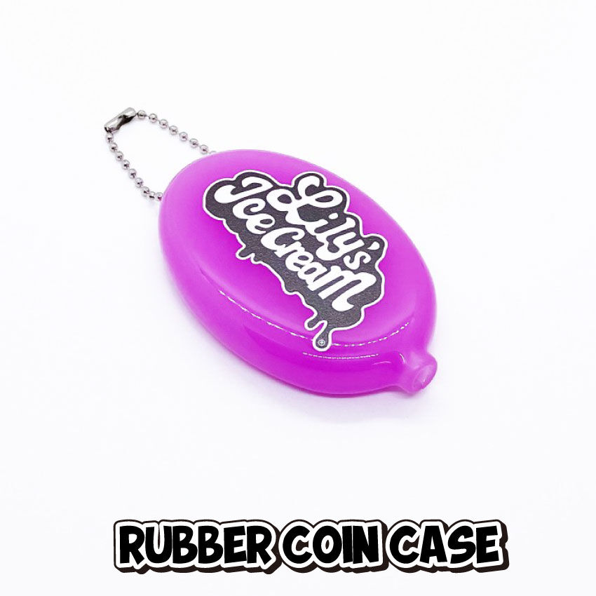 RUBBER COIN CASE 【LOGO】 | Lily's icecream®︎