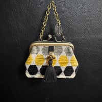 バッグチャームフランス🇫🇷ドット辛子