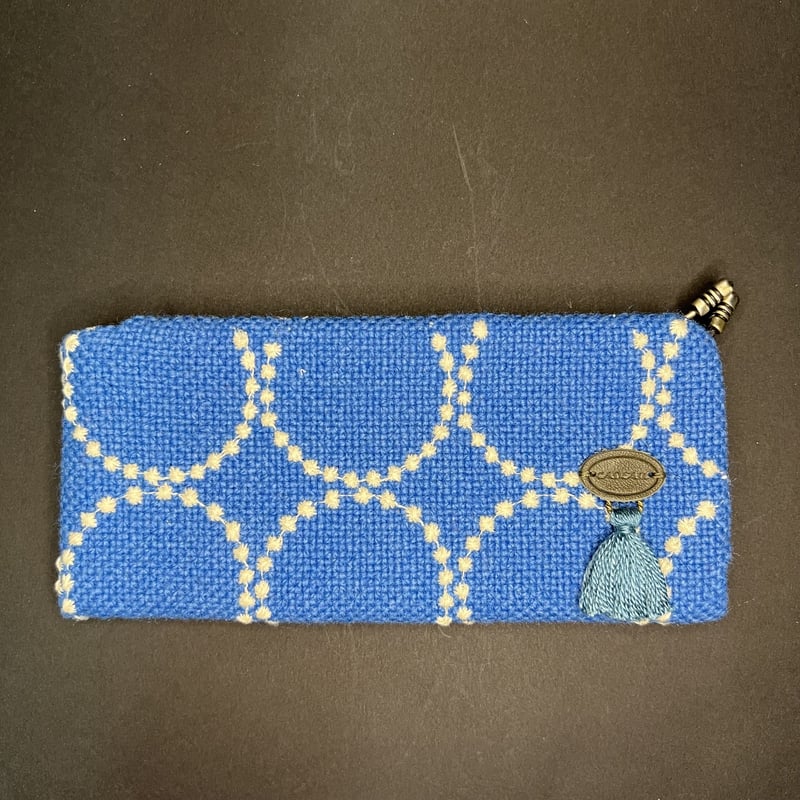 プラダ メガネケース サボテン柄 ブルー プラダ メガネケース サボテン柄 ブルー