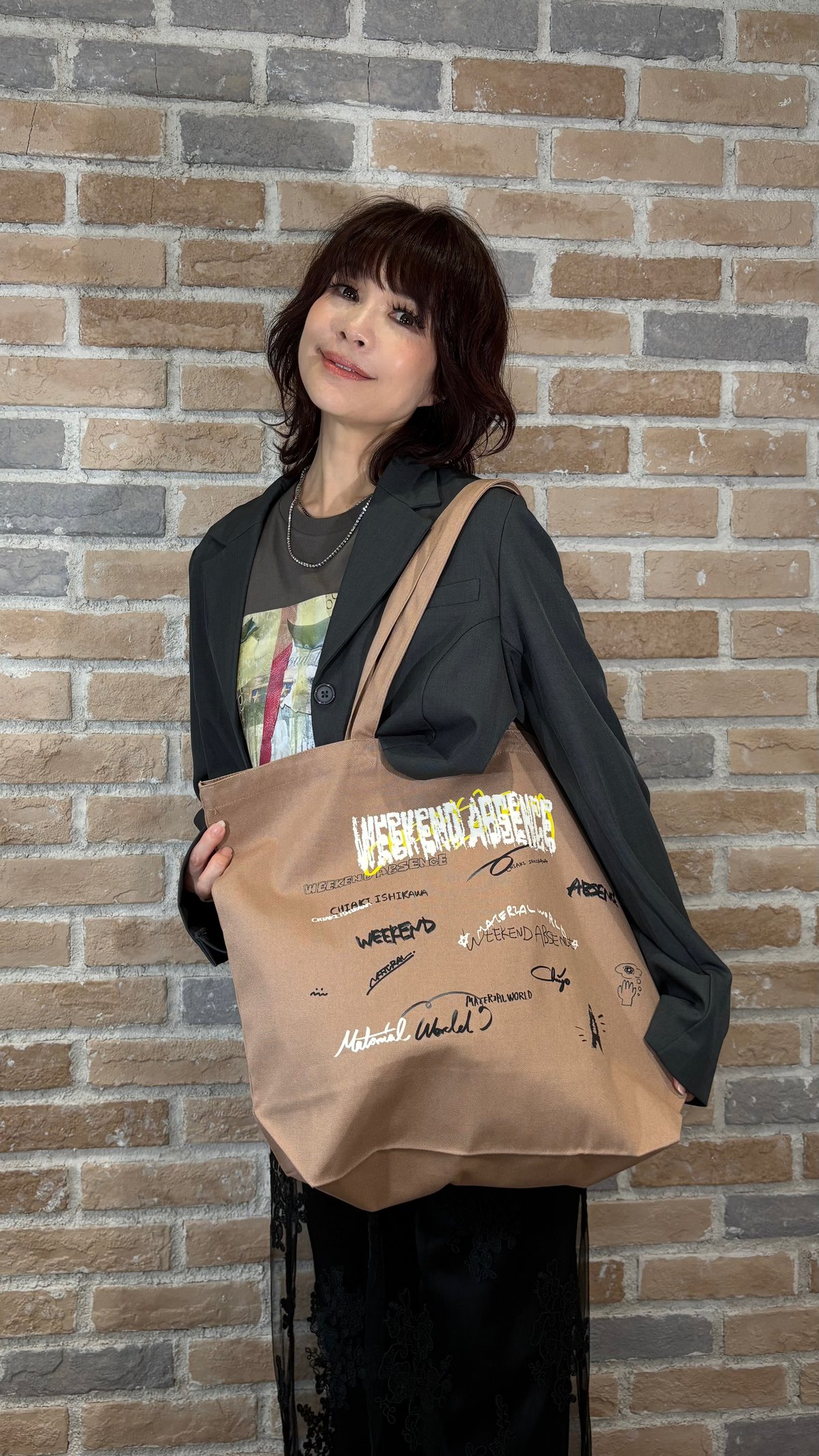 5/31LIVE＞ トートバッグ（モカ）Lサイズ | Material World