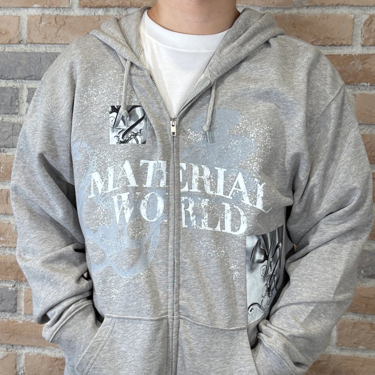 5/31LIVE＞ パーカーXLサイズ（グレー） | Material World